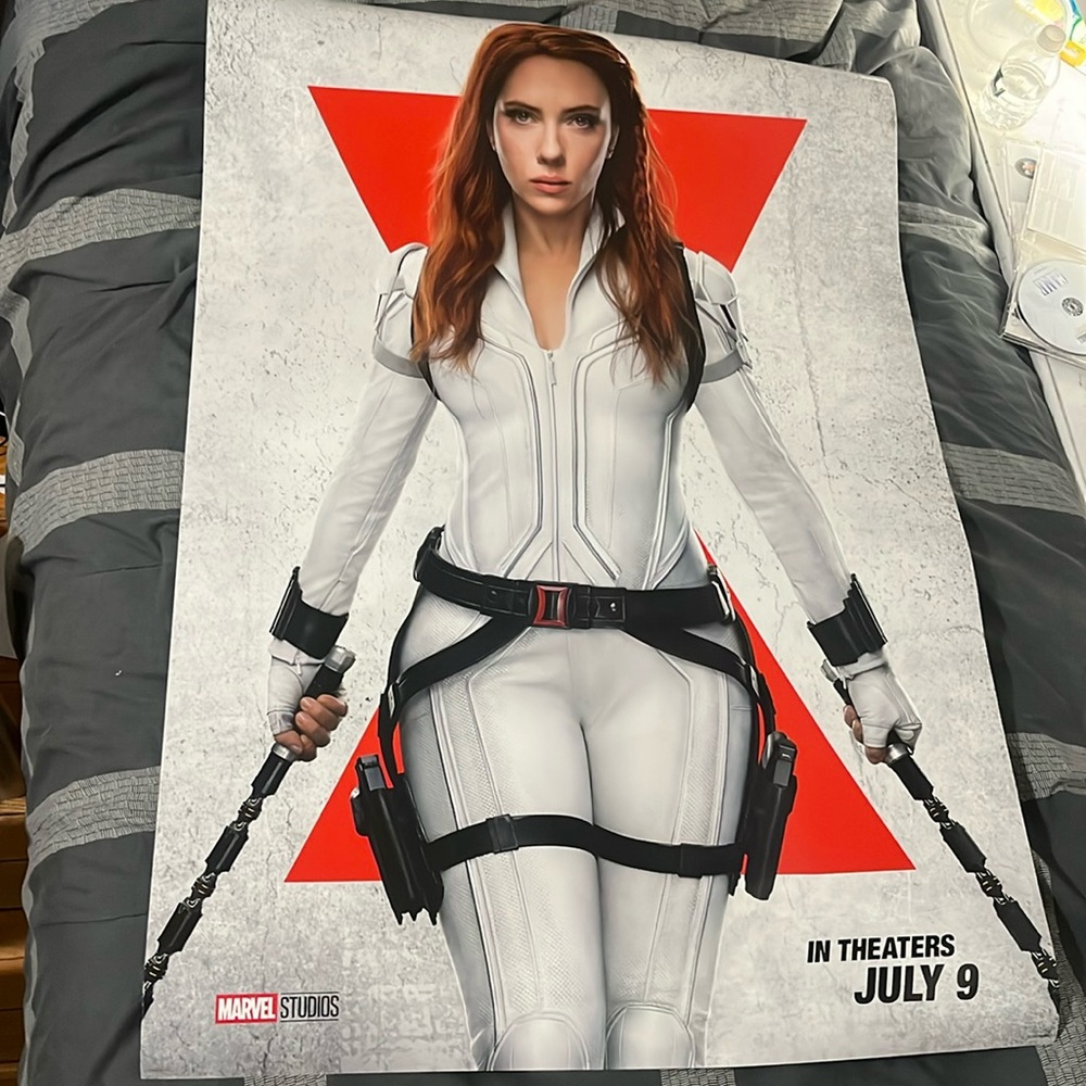 Black Widow 27x40 Movie Poster 2-Siding 2021 Marvel disney Great Origin Scarlett